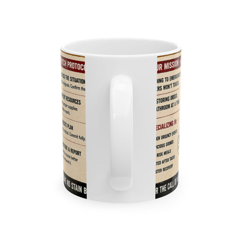 Code Brown Response Team Mug – Funny Emergency Toilet Humor Coffee Cup