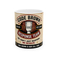 Code Brown Response Team Mug – Funny Emergency Toilet Humor Coffee Cup