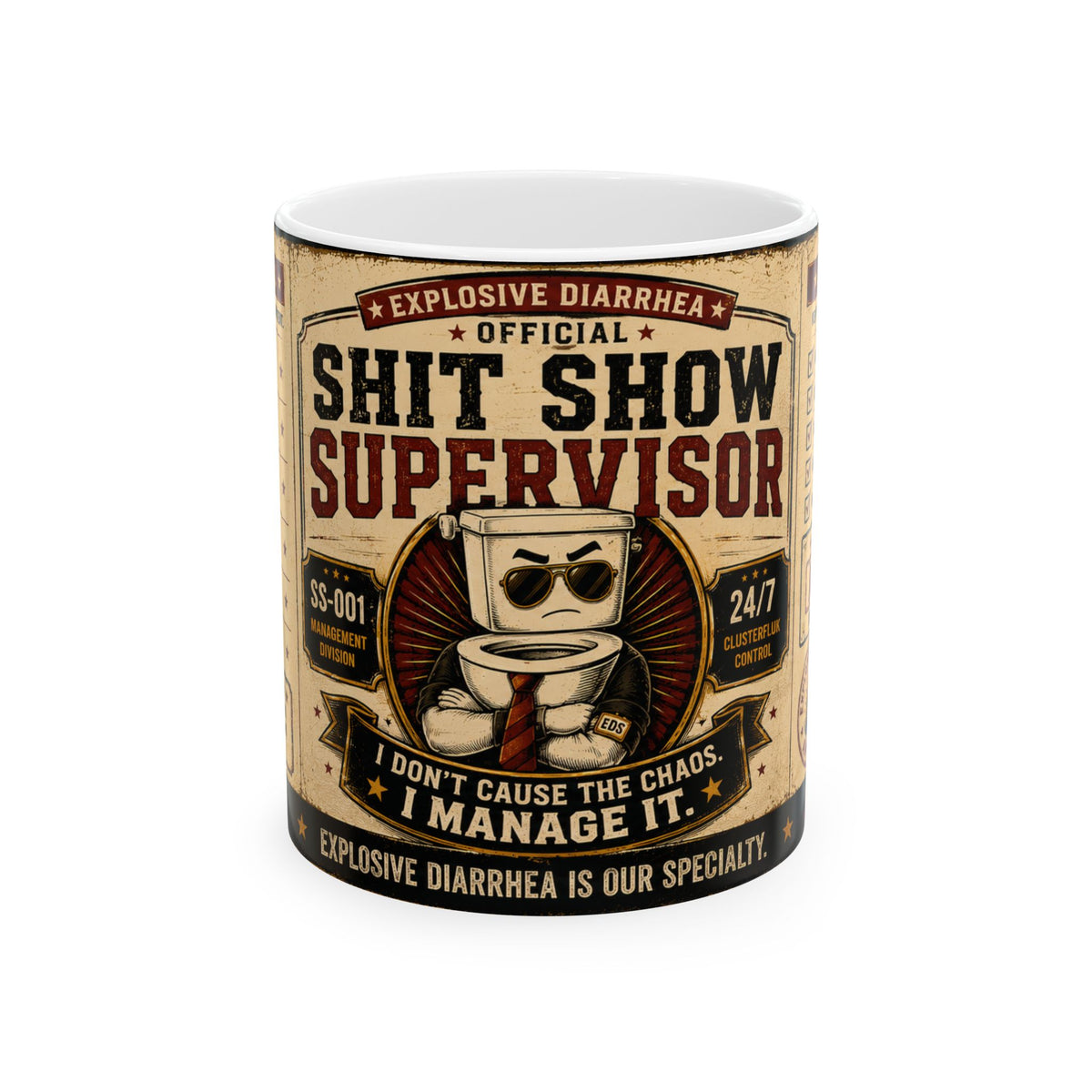 Shit Show Supervisor Mug – Funny Boss & Manager Gift | Explosive Diarrhea
